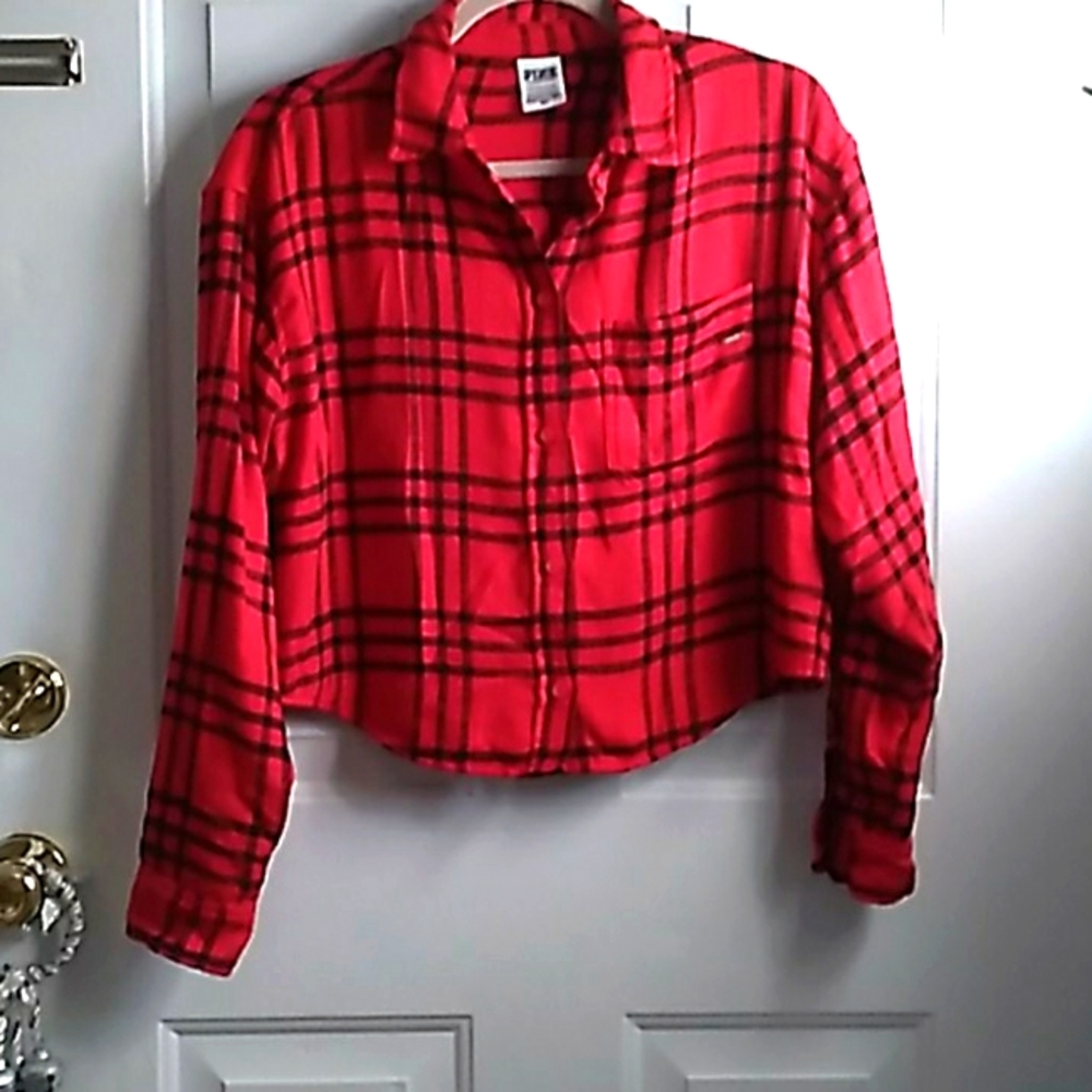 Pink  brand flannel
